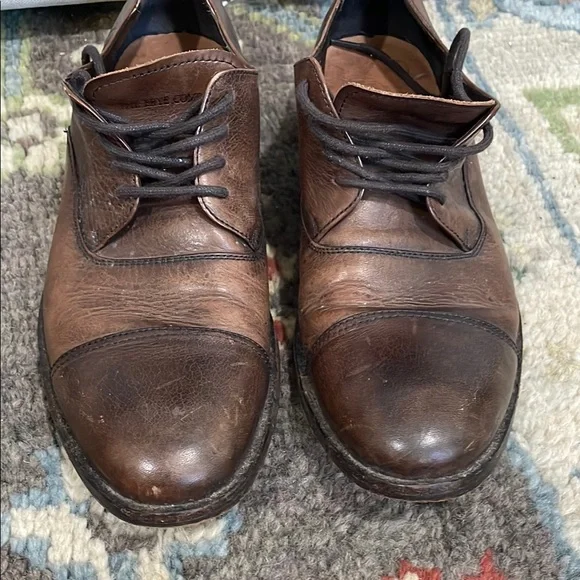 Frye | Shoes | Frye Brown Leather Oxford Shoes Classic Style  display picture 2